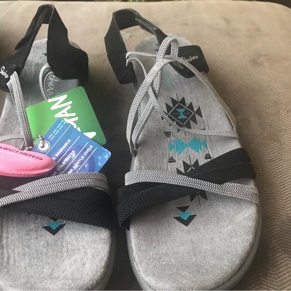 Skechers summer sandals memory foam new with tag size us 9 - Picture 8 of 8